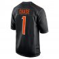 Men's Ja'Marr Chase Black Cincinnati Bengals Super Bowl LVI Bound Game Fashion Jersey