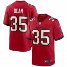 Men's Jamel Dean Red Tampa Bay Buccaneers Game Jersey