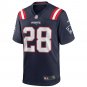 Men's James White Navy New England Patriots Game Player Jersey