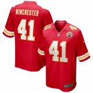 Men's James Winchester Red Kansas City Chiefs Game Jersey