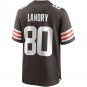 Men's Jarvis Landry Brown Cleveland Browns Game Player Jersey