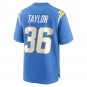 Men's Ja'sir Taylor Powder Blue Los Angeles Chargers Game Player Jersey