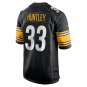 Men's Jason Huntley Black Pittsburgh Steelers Game Player Jersey