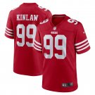 Men's Javon Kinlaw Scarlet San Francisco 49ers Team Player Game Jersey