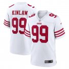 Men's Javon Kinlaw White San Francisco 49ers Player Game Jersey
