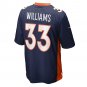 Men's Javonte Williams Navy Denver Broncos Home Game Player Jersey