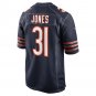 Men's Jaylon Jones Navy Chicago Bears Game Player Jersey