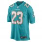 Men's Jeff Wilson Jr. Aqua Miami Dolphins Game Player Jersey