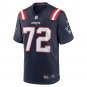 Men's Jeremiah Pharms Jr. Navy New England Patriots Game Player Jersey
