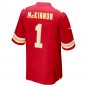 Men's Jerick McKinnon Red Kansas City Chiefs Game Player Jersey