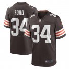 Men's Jerome Ford Brown Cleveland Browns Game Player Jersey