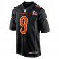 Men's Joe Burrow Black Cincinnati Bengals Super Bowl LVI Bound Game Fashion Jersey