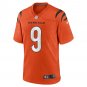 Men's Joe Burrow Orange Cincinnati Bengals Alternate Game Jersey