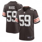 Men's Joe Haeg Brown Cleveland Browns Game Player Jersey