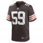 Men's Joe Haeg Brown Cleveland Browns Game Player Jersey