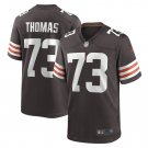Men's Joe Thomas Brown Cleveland Browns Retired Game Player Jersey