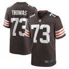 Men's Joe Thomas Brown Cleveland Browns Retired Player Game Jersey