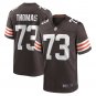 Men's Joe Thomas Brown Cleveland Browns Retired Player Game Jersey