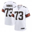 Men's Joe Thomas White Cleveland Browns Retired Game Player Jersey