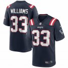Men's Joejuan Williams Navy New England Patriots Game Jersey