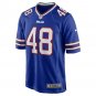 Men's Joel Wilson Royal Buffalo Bills Team Game Jersey
