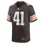 Men's John Kelly Jr. Brown Cleveland Browns Game Player Jersey