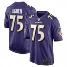 Men's Jonathan Ogden Purple Baltimore Ravens Retired Player Game Jersey