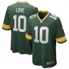 Men's Jordans Love Green Green Bay Packers Player Game Jersey