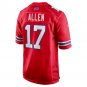 Men's Josh Allen Red Buffalo Bills Alternate Game Jersey