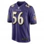 Men's Josh Bynes Purple Baltimore Ravens Game Jersey