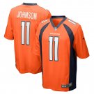 Men's Josh Johnson Orange Denver Broncos Game Player Jersey