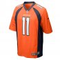Men's Josh Johnson Orange Denver Broncos Game Player Jersey