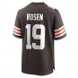 Men's Josh Rosen Brown Cleveland Browns Game Player Jersey