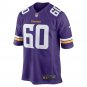 Men's Josh Sokol Purple Minnesota Vikings Home Game Player Jersey