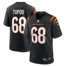 Men's Josh Tupou Black Cincinnati Bengals Game Player Jersey