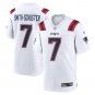 Men's JuJu Smith-Schuster White New England Patriots Game Player Jersey