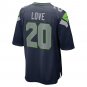 Men's Julian Love College Navy Seattle Seahawks Game Player Jersey