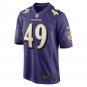 Men's Julian Stanford Purple Baltimore Ravens Home Game Player Jersey