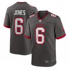 Men's Julio Jones Pewter Tampa Bay Buccaneers Player Game Jersey