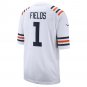 Men's Justin Fields White Chicago Bears 2021 NFL Draft First Round Pick Alternate Classic Game Jerse