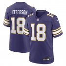 Men's Justin Jefferson Purple Minnesota Vikings Classic Player Game Jersey