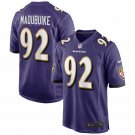 Men's Justin Madubuike Purple Baltimore Ravens Game Player Jersey