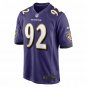 Men's Justin Madubuike Purple Baltimore Ravens Game Player Jersey