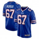 Men's Justin Murray Royal Buffalo Bills Home Game Player Jersey