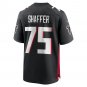 Men's Justin Shaffer Black Atlanta Falcons Player Game Jersey