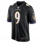 Men's Justin Tucker Black Baltimore Ravens Player Game Jersey