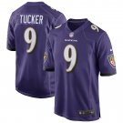 Men's Justin Tucker Purple Baltimore Ravens Game Jersey