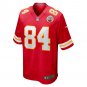 Men's Justin Watson Red Kansas City Chiefs Game Player Jersey