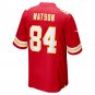 Men's Justin Watson Red Kansas City Chiefs Game Player Jersey