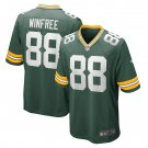 Men's Juwann Winfree Green Green Bay Packers Game Jersey